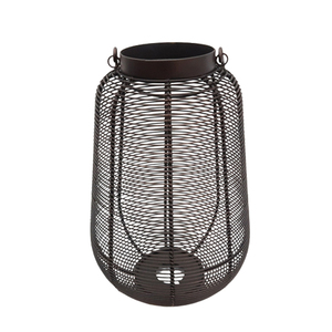 Lanterne en fil de fer décorative pour la maison Bougeoir à texture rustique et bougeoir pour la décoration de mariage en vrac - Product Image 6