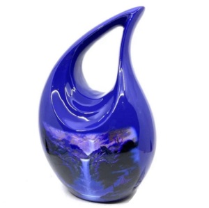 Pink <b>Enamel</b> Aluminium Large Teardrop Cremation Urns Top Classic <b>Metal</b> Teardrop Urns <b>for</b> Human Ashes - Product Image 5