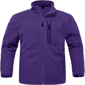 Veste polaire unisexe OEM pour l'hiver avec col montant et logo frontal, écologique, séchage rapide, respirante, vêtement thermique - Product Image 3