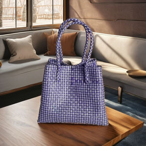 Vente en gros de sacs à bandoulière écologiques pour femmes sacs à main nouveau style mode simple vêtements de style tissé en paille en plastique recyclé - Product Image 1