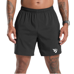 High Street Style Hombres Fitness Jogging Gym Shorts Calidad Color sólido Impreso Casual Shorts Cintura elástica Cierre para hombres Jóvenes - Product Image 1