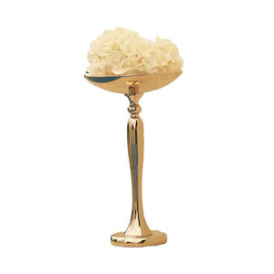 แจกันทรงขวดแบบตอกสำหรับตกแต่งสีทองแจกันโลหะมาใหม่แจกันแฮนด์เมดสำหรับงานเซล - Product Image 6