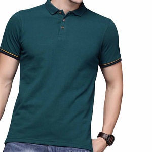 En gros Meilleure Vente 2025 Conception Personnalisée de Votre Propre Marque Solide Respirant 100% Coton Hommes pour Chemise à Manches Courtes - Product Image 2