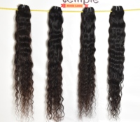 Extensions de cheveux humains 100% vierges indiens Remy, double trame machine, cuticules alignées