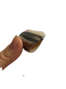 Anillo para Bufanda de Cuerno de Búfalo, Diseño Único, Artesanía Natural, Hecho a Mano, Moderno, Ecológico, Joyería Decorativa Pulida, Love Saniya - Product Image 4