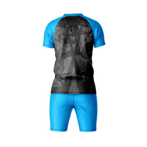 Kit de uniforme de fútbol de alto rendimiento para hombres Jersey de fútbol de tela de secado rápido transpirable y pantalones cortos para deportes de equipo - Product Image 5