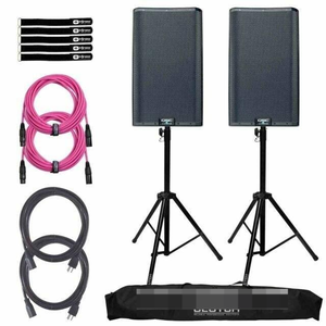 Altavoces Autoamplificados de Dos Vías de 12 Pulgadas Serie K12.2 K2 de 2000 W, Equipo de Sonido con Soportes, Cables y Bolsas de Transporte - Product Image 6