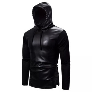 Top Trending mejor calidad cosas suaves Hombres Sudaderas con capucha de cuero duraderas hechas a medida para hombres en su propio logotipo - Product Image 2