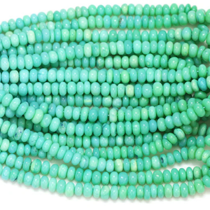 Perles Rondelles en Quartz Arc-en-ciel Vert Kelly, Qualité AAA, Lisses, 7-8mm, 15 Pouces/brin pour la Fabrication de Bijoux - Product Image 3