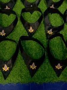 Masónico, Regalia Delantales MARSHAL CON Collar de cadena PÚRPURA TERCIOPELO MANO DE 2017 - Product Image 3