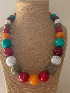 2024 nouveauté Street Boy clair résine lien collier vente chaude Hip Hop Punk infini tour de cou pour hommes Art thème bijoux - Product Image 5