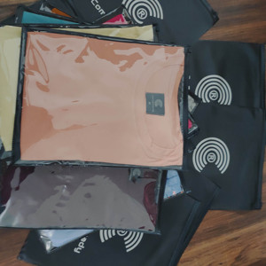 Proshah Boxy เสื้อยืดผู้หญิง,เสื้อยืดสตรีสีโรสโกลด์พีชผ้าฝ้ายความยาวปานกลาง100% - Product Image 4