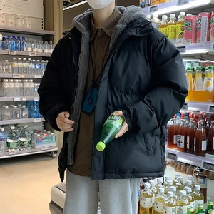 Chaqueta acolchada de algodón de invierno para hombre, Parkas 8XL acolchadas con capucha, abrigos de nieve cálidos para exteriores de dos piezas, tela de nueva condición 2024 - Product Image 5