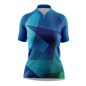 Club Cut sublimación ciclismo Jersey camiseta manga corta Mujer bicicleta Jerseys Skin Fit Jerseys para niñas