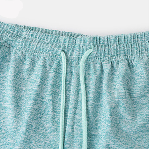 Ensemble court d'été 2026 en coton respirant avec logo personnalisé pour homme – Tenue de sport décontractée à motif uni et écologique – Short de course pour homme - Product Image 3