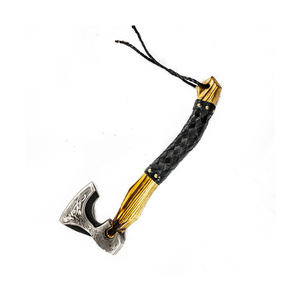 Venta al por mayor pedidos a granel personalizados OEM ODM servicio Damasco acero montaña hacha hecho a mano hacha Camping al aire libre Camping hachas de madera - Product Image 5