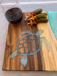 Tabla de cortar de madera de mango hecha a mano personalizada del fabricante Proveedor único de tabla de cortar de madera - Product Image 3