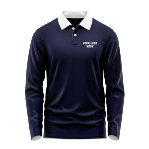 Chemise de golf en jersey solide de haute qualité pour homme, anti-plis, respirante, séchage rapide, manches longues, performance de niveau tournoi, Vietnam - Product Image 3