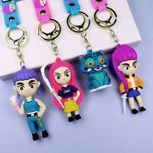 Llavero ELE-GATE K-Demon Hunter, Diseño Divertido de Dibujos Animados, Material de Goma No Tóxica, Colores Claros - Product Image 2