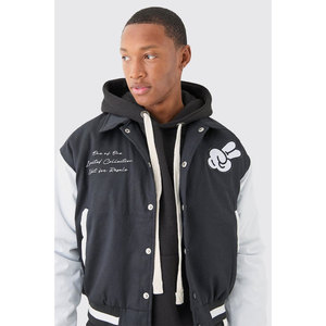 Veste universitaire en laine pour homme - Style baseball universitaire de haute qualité avec broderie, chaude pour l'hiver, vente en gros - Product Image 1