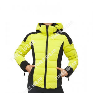 Custom Logo High Quality <b>Women's</b> Winter Bubble <b>Jackets</b> Fashion Ladies Outdoor Puffer <b>Jacket</b> Cotton Wool/Nylon/Spandex Letter - Product Image 2