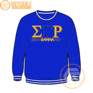 Sudadera de lana de algodón Sigma Gamma Rho personalizada de alta calidad, Jersey bordado, chaqueta para mujer, ropa griega, estilo de hermandad - Product Image 1