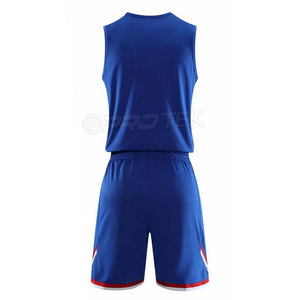 Uniformes de Baloncesto Personalizables de Talla Grande, 100% Poliéster, Secado Rápido, Impresión de Logotipo Personalizado, Servicio OEM, Transpirables, Antibacterianos - Product Image 2