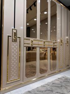 Modern Stylish MDF <b>Wood</b> Bedroom Set with Convenient <b>Storage</b> for Hotels & Villas Beautiful Addition to Any Bedroom Simple Style - Product Image 5