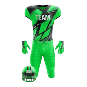 Uniforme de Fútbol Americano Unisex a Precio de Fábrica, Hecho con Tela 100% Poliéster, Ligero, Antibacteriano, de Secado Rápido y Transpirable - Product Image 2