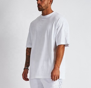 Camisetas de Algodón Orgánico y Poliéster para Hombre, Cuello Redondo, Talla Grande, 220 g/m², Transpirables, de Secado Rápido - Product Image 5