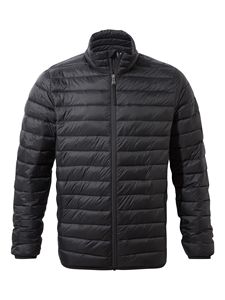 Blouson d'hiver noir de style haut de gamme, col montant, fermeture éclair, service OEM, finition teinte unie - Product Image 5