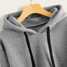 เสื้อฮู้ดดี้ผู้ชายแบบครอปพิมพ์โลโก้ตามสั่ง ขายส่ง ผ้าคอตตอนผสม ไซส์ใหญ่ บริการ OEM - Product Image 4