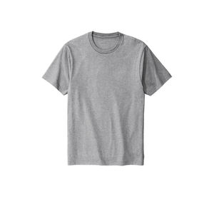 T-shirt uni en coton 100% pour hommes, tissu doux au toucher, impression de logo personnalisée, vente en gros - Product Image 3