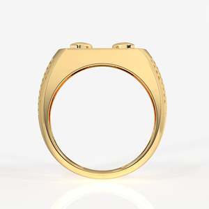 Anillo de Diamante Moissanite Clásico y Elegante para Hombre, Accesorio de Plata de Ley - Product Image 5