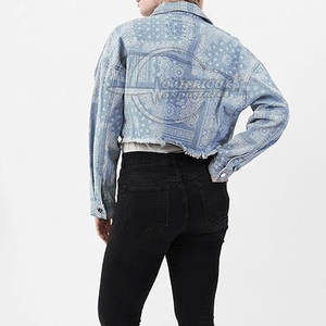 Vestes en jean pour femmes, best-sellers en ligne, service OEM, vêtements décontractés, veste en jean pour femmes en vente - Product Image 6