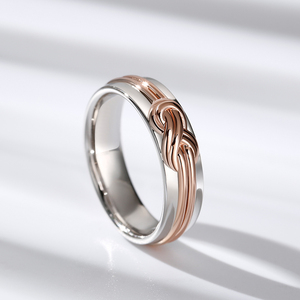 Bague d'éternité pour homme en argent sterling avec nœud de connexion éternelle Jeulia - Product Image 6