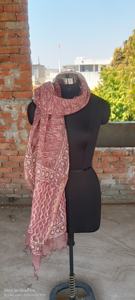 Very Traditional Hand Made Block Printed Dupatta Women Wear <b>Head</b> <b>Cover</b> Temple Wear Dupatta Wholesale Low Price Are Dupatta - Product Image 3