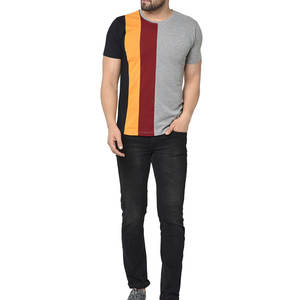 T-shirt unisexe en microfibre pour enfants et adultes Nouveau design T-shirt vierge pour hommes avec col en O - Product Image 4