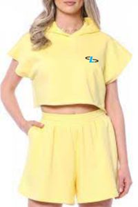 เสื้อฮู้ดดี้ผู้ชายแบบครอปพิมพ์โลโก้ตามสั่ง ขายส่ง ผ้าคอตตอนผสม ไซส์ใหญ่ บริการ OEM - Product Image 5