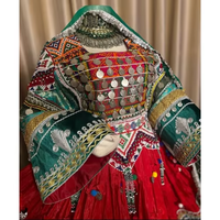 Offre Spéciale meilleur prix afghan Kutchi robes Style ethnique à la main robe afghane femmes avec hommes gilet culture afghane robe de mariée