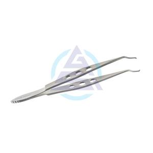 Fórceps quirúrgicos Tennant Troutman Superior Rectus 1x2 dientes Fórceps de instrumentos de microcirugía de la mejor calidad - Product Image 1