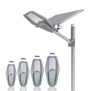 Luz de calle solar para exteriores LED de alta potencia 400W-600W Fuente de alimentación de CC IP66 Cuerpo de lámpara de aleación de aluminio - Product Image 1