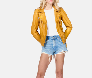 Nueva chaqueta de cuero de alta calidad para damas de diseño de moda para mujeres - Product Image 2