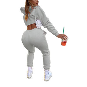 Trajes deportivos de algodón con forro polar, ropa deportiva de talla personalizada, OEM, precio al por mayor - Product Image 5