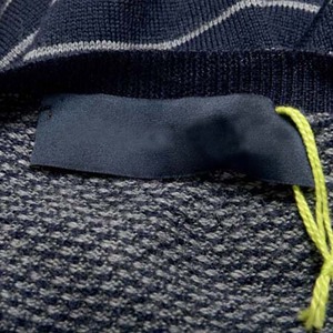 Men's Multi-Color 100% Wool Cotton Striped V-Neck Pullover Sweater <b>Cardigan</b> Wholesale Price Long Sleeve Winter Wear Breathable - Product Image 5