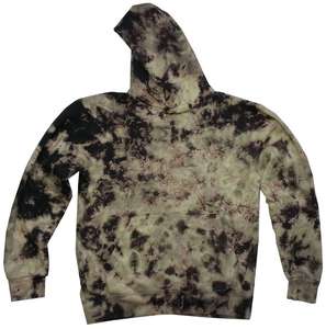 100% algodón French Terry Pullover No String Vintage Acid Wash Hoodie Print Custom Cut Edge Raw Distress Hoodies - Product Image 2