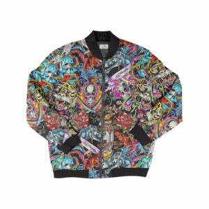 เสื้อแจ็กเก็ตมีซิปพิมพ์ลายโลโก้ระเหิดสำหรับใส่กลางแจ้งเสื้อแจ็กเก็ตกีฬาคลับ - Product Image 3