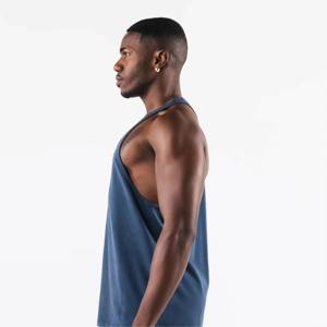 Camisetas sin mangas de calidad superior para hombre, camisetas sin mangas acanaladas de corte cuadrado, camisetas sin mangas personalizadas para gimnasio al por mayor, camiseta sin mangas para hombre - Product Image 5