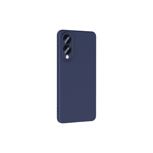 ASMA Mara lance une coque en silicone liquide premium pour Samsung Galaxy S25 Edge - Housse en silicone souple bleu marine pour A53 7 Plus 8 Plus - Product Image 3