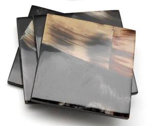 Natural Buffalo Horn <b>Table</b> <b>Coasters</b> Handmade Rustic Drink Accessories High Quality - Product Image 5